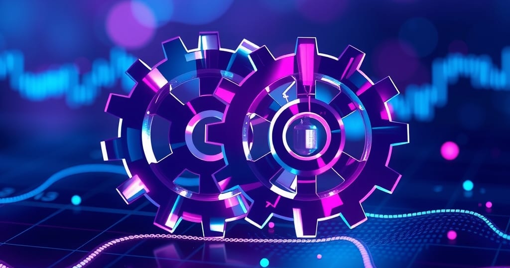 Abstract editorial illustration related to Bitsgap vs 3Commas: Which Crypto Bot Platform Wins in 2026